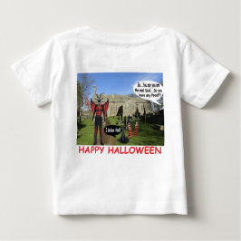 baby t-getgeten happy halloween djävulen t shirt