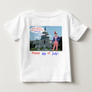 baby T. Lycklig 4:e råtta/unclesam T Shirt