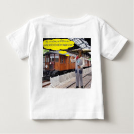 baby T. Lycklig Fars dag, ko/ledare T Shirt