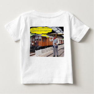 baby T. Lycklig Fars dag, ko/ledare T Shirt