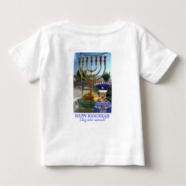 baby T. Lycklig Hanukkah. lejon T Shirt