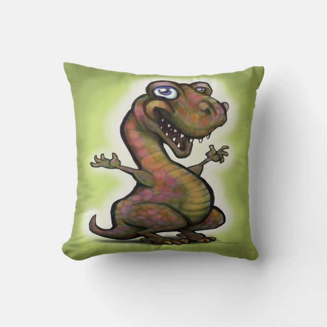 Baby T-Rex Dekorativ kudde (Framsida)