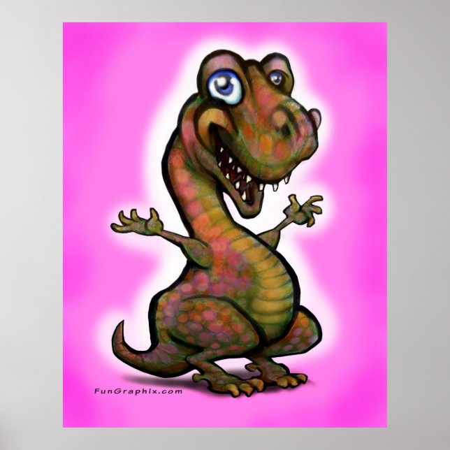 Baby T-Rex Poster (Framsidan)