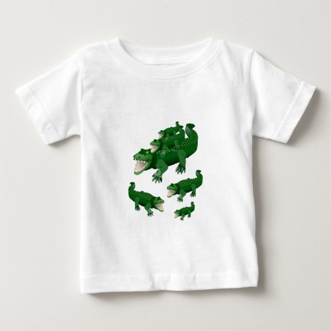 Baby T-Shirt Alligator (Framsida)