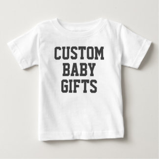 Baby T-Shirt Anpassningsbar Baby ger en tom mall