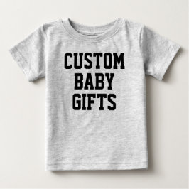 Baby T-Shirt Anpassningsbar Baby ger en tom mall