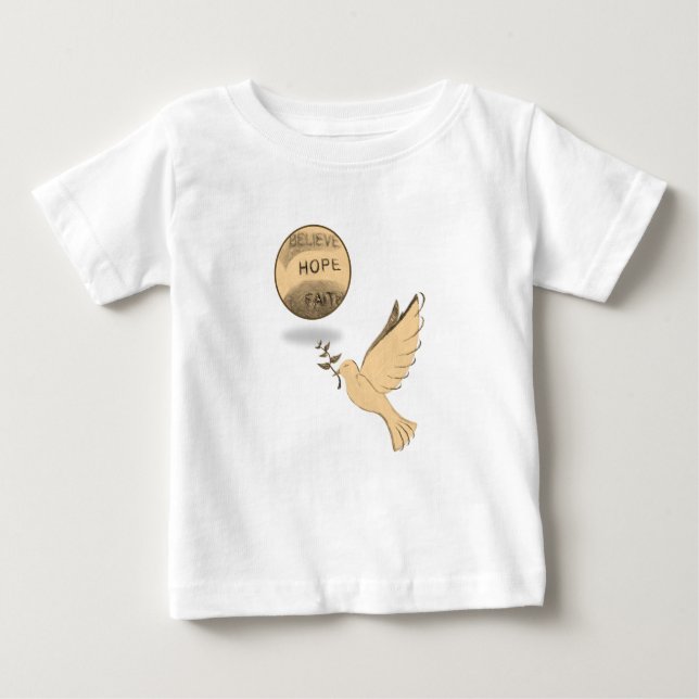 Baby T-Shirt Dove (Framsida)