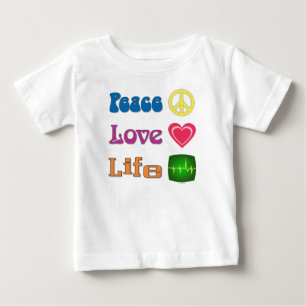 Baby t-shirt eller helkläder.