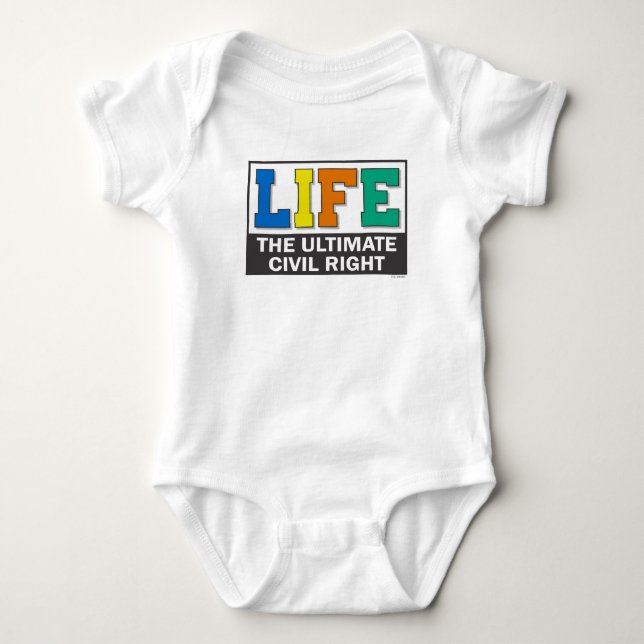Baby t-shirt eller onesie. (Framsida)