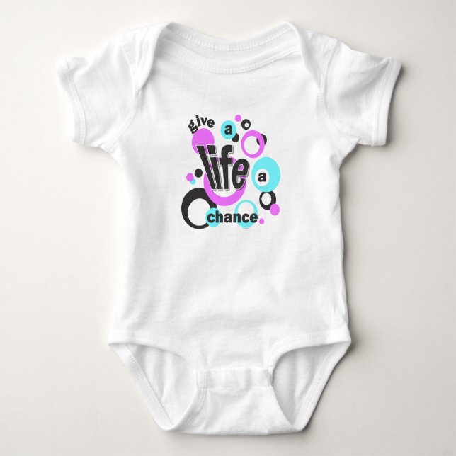 Baby t-shirt eller onesie. (Framsida)