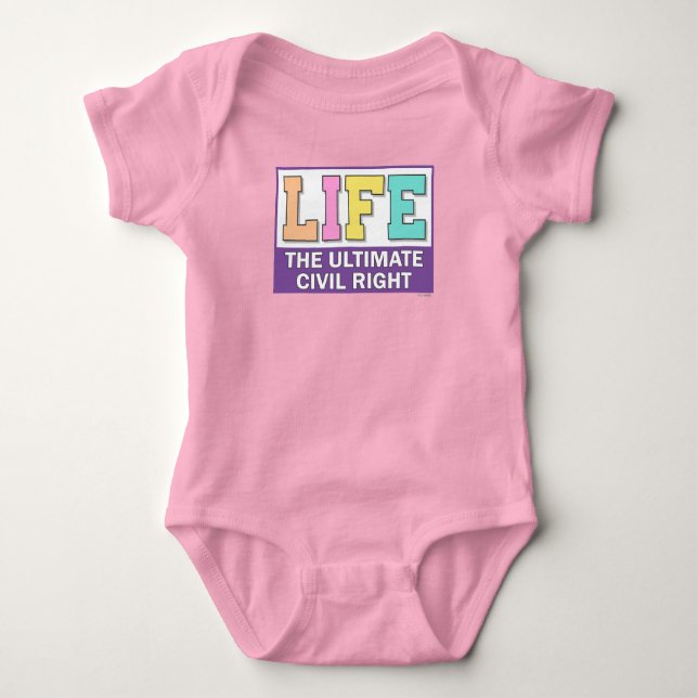 Baby t-shirt eller onesie. (Framsida)