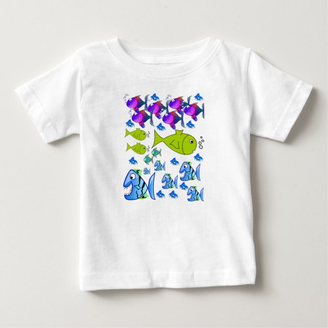 Baby T-Shirt Fish (Framsida)
