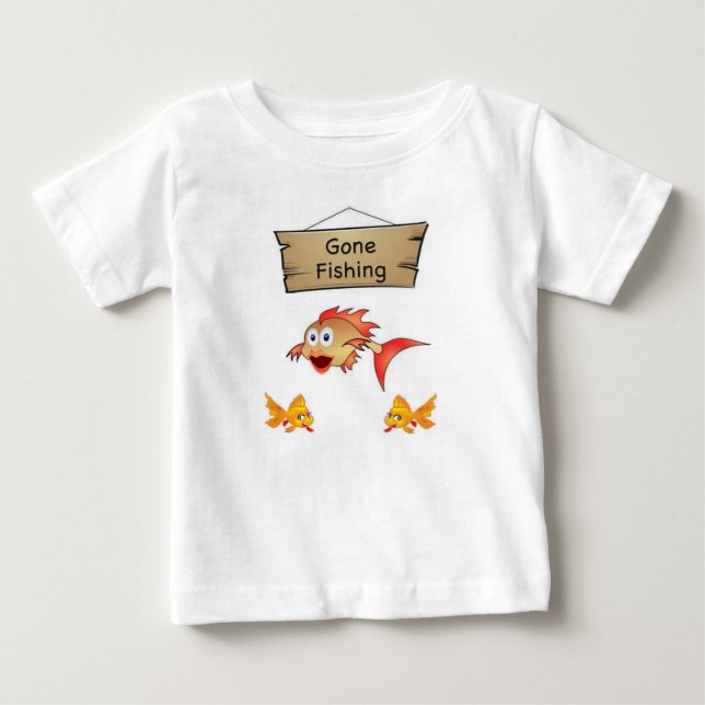 Baby T-Shirt Fishing (Framsida)