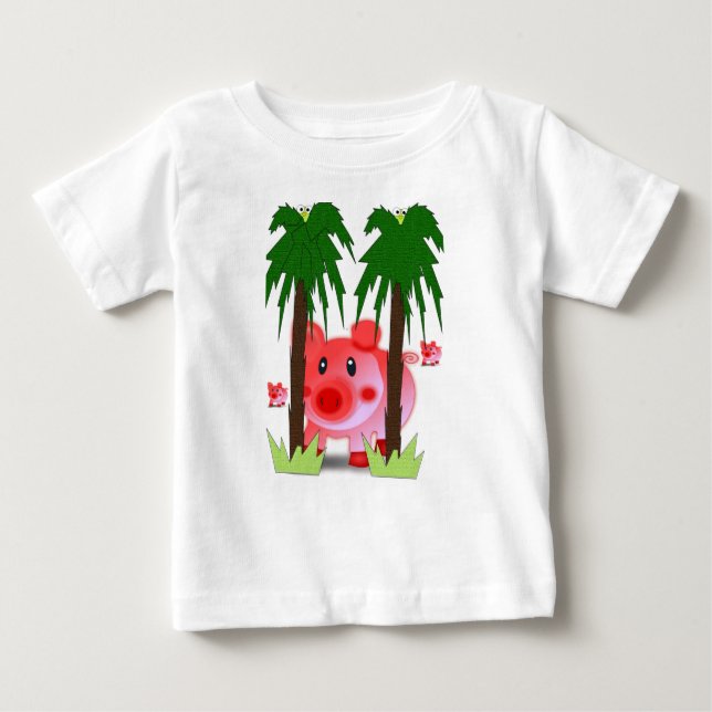 Baby T-Shirt Gris (Framsida)