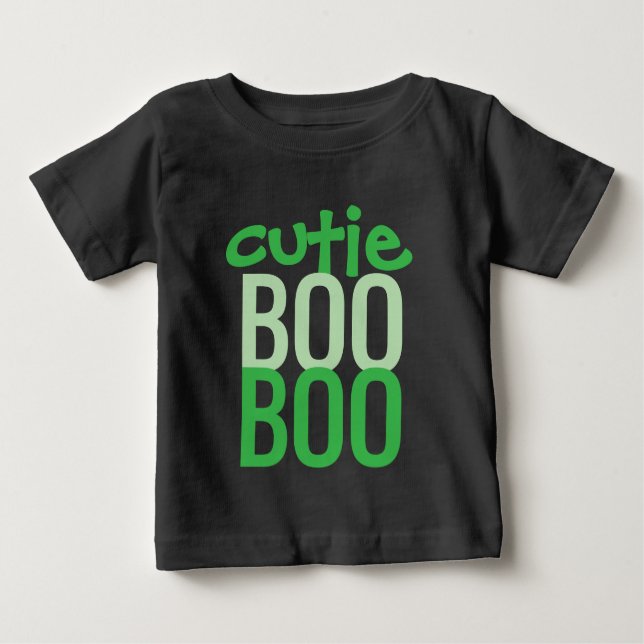 Baby T-Shirt: HALLOWEEN Cutie Boo #1 T Shirt (Framsida)