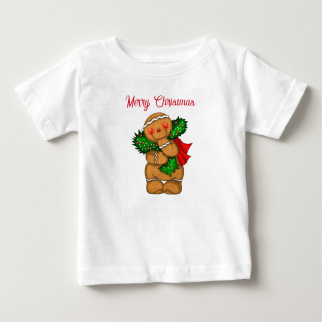 Baby T-Shirt Helgdag Gingertea Person (Framsida)