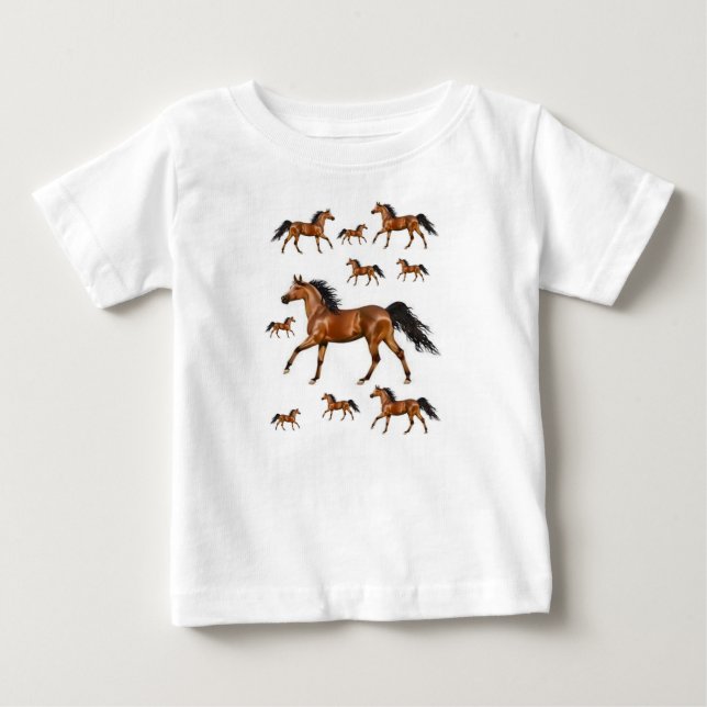 Baby T-Shirt Horse (Framsida)