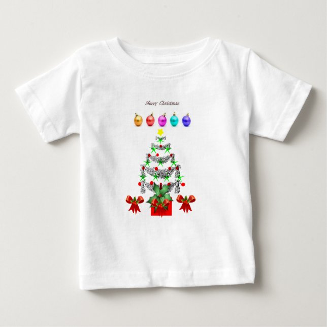 Baby T-Shirt-julen T Shirt (Framsida)