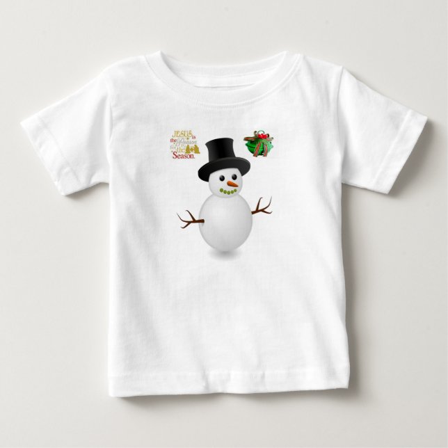 Baby T-Shirt-julen T Shirt (Framsida)