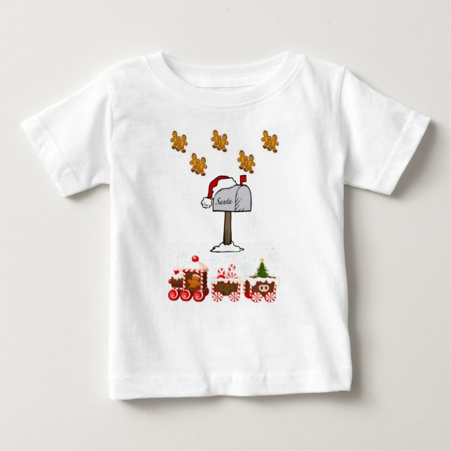 Baby T-Shirt-julen T Shirt (Framsida)