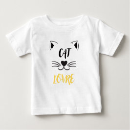 Baby t-shirt kattälskare
