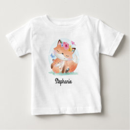 Baby T-shirt med eget namn | Fox-utskrift