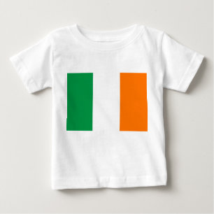 Baby T-Shirt med Flagga av Irland