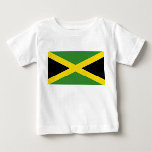 Baby T-Shirt med Flagga av Jamaica