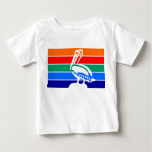 Baby T-Shirt med Flagga av Sankt Petersburg