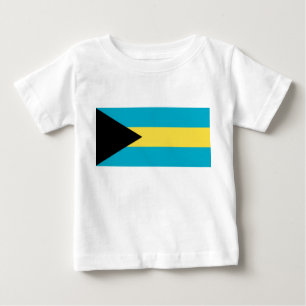 Baby T-Shirt med Flagga Bahamas