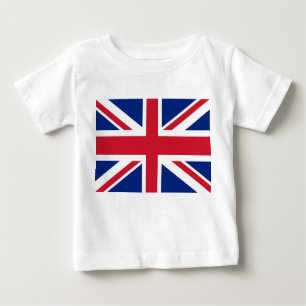 Baby T-Shirt med Flagga från Förenade kungariket