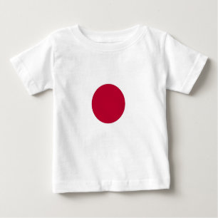 Baby T-Shirt med Flagga från Japan