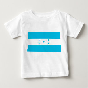 Baby T-Shirt med Flagga Honduras