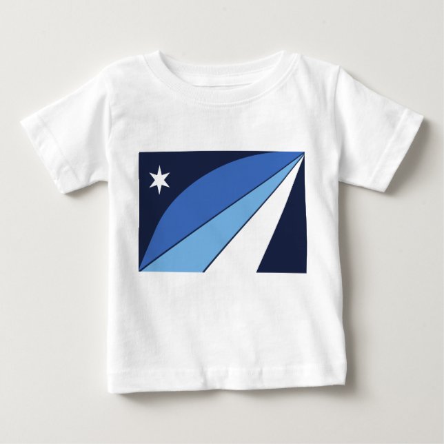 Baby T-Shirt med Flagga i Colombia, SC (Framsida)