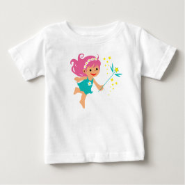 Baby t-shirt med mejeriflicka
