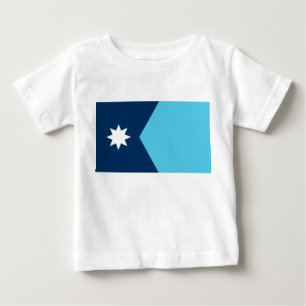 Baby T-Shirt med Minnesotas flagga, USA