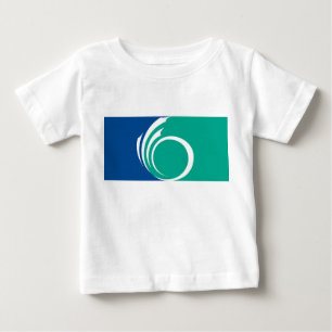 Baby T-Shirt med Ottawas flagga, Kanada
