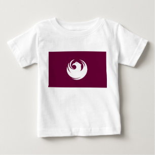Baby T-Shirt med Phoenix Citys flagga