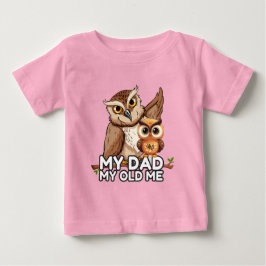 Baby T-Shirt : Min gamla mig i Pappa (rosa)