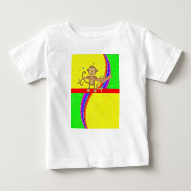 Baby T-Shirt Monkey (Framsida)