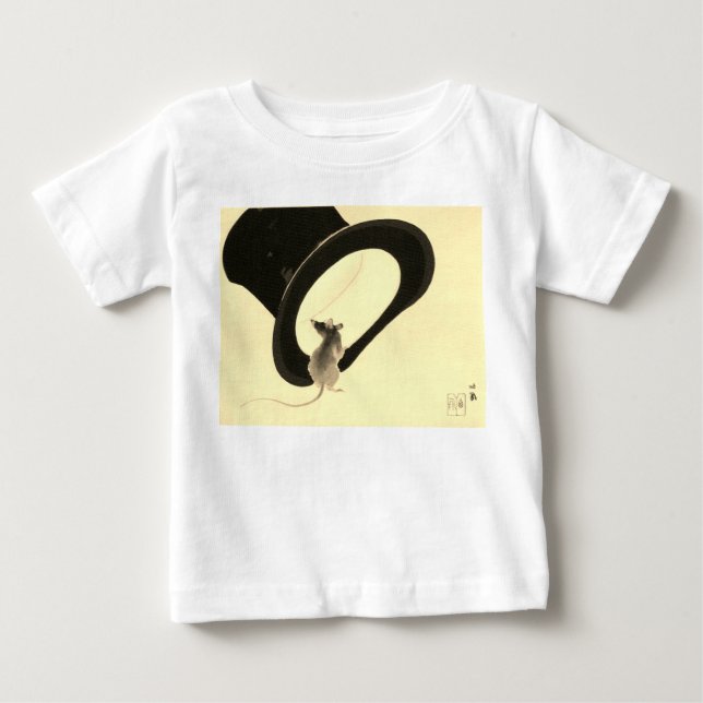 BABY T-SHIRT MOUSE MED TOP HAT (Framsida)