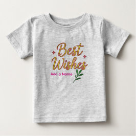 Baby T-shirt – Personlig med namn