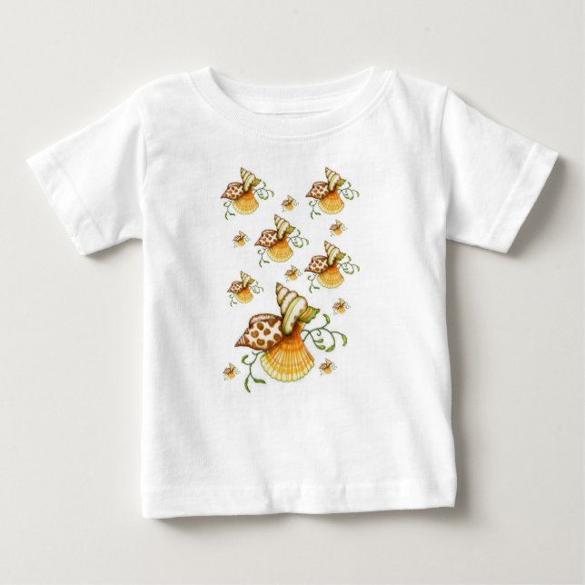 Baby T-Shirt Seashell (Framsida)