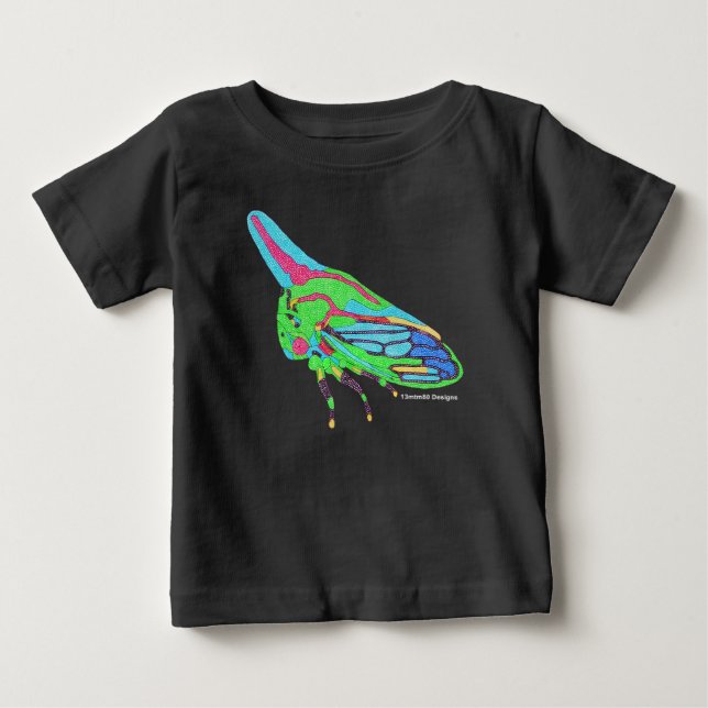 Baby T-Shirt (svart) - Ek Treehopper (Framsida)