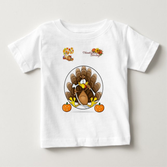 Baby T-Shirt Thanksgiving (Framsida)