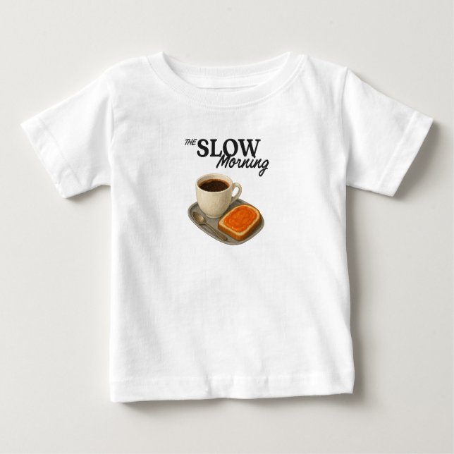 Baby T-Shirt the Slow Morning (Framsida)