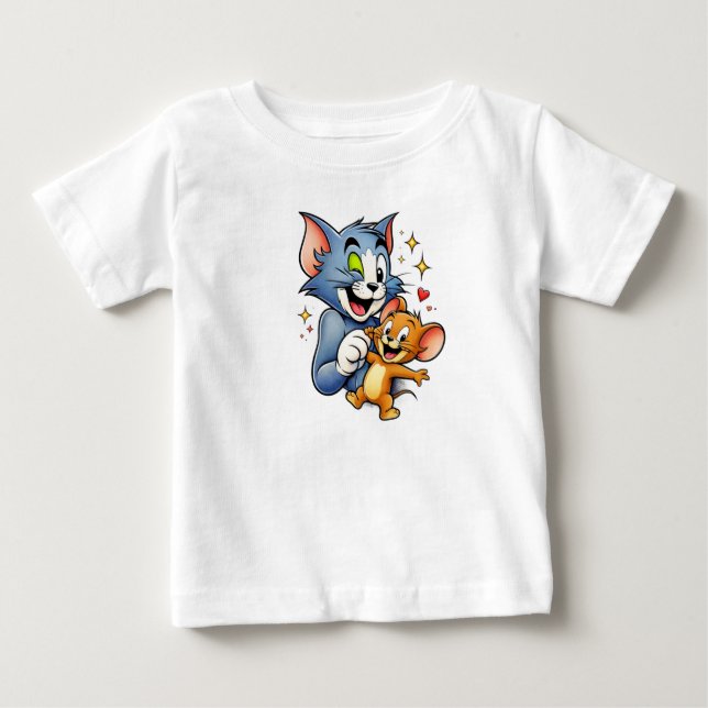 baby t-shirt tom & jerry (Framsida)