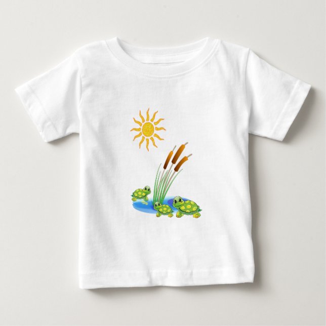 Baby T-Shirt Turtle (Framsida)