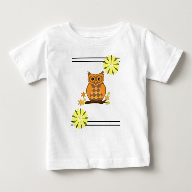 Baby T-Shirt Uggla (Framsida)
