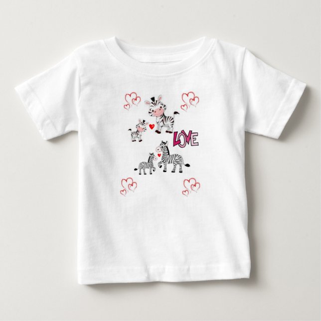Baby T-Shirt Valentindagen (Framsida)